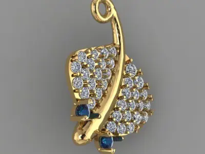 pendant Stingray 3D print model