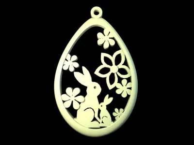 Easter Ornament 3D print model