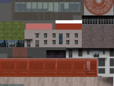 Museum Low-poly 3D model purchase