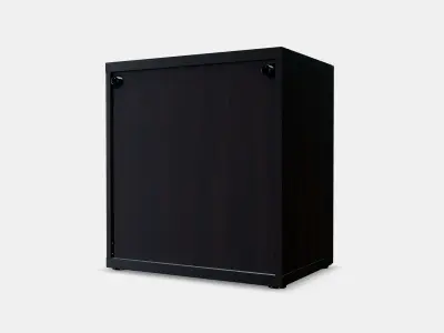 BESTA Shelf unit with glass door 9 3D model