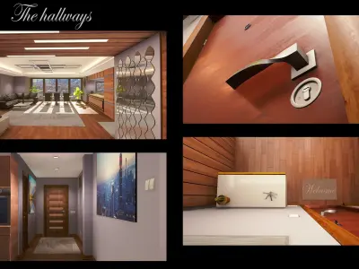 Realistic PBR apartment UE4 3D model