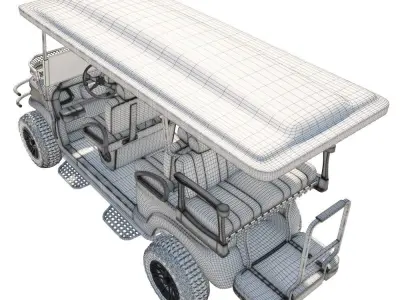 Golf Cart 3D model