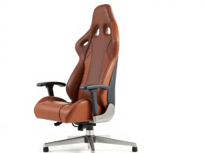 Ergonomic Gaming Chair Model Pack Low-poly 3D model