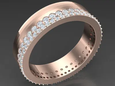 Luxury Men Rings Designs 5MR065 3D print model