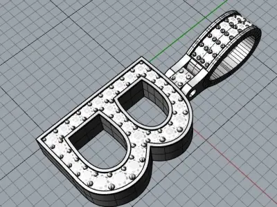 B PENDANT 3D model