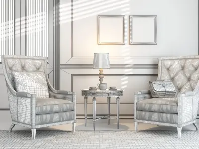 Livingroom - Royal Darkroom 3D model
