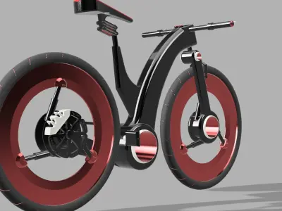 A stylish cycle 3D print model