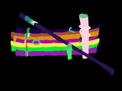 Game Southern Suburbs - Fishing Raft 06 3D model