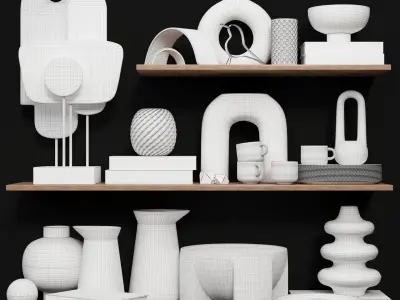 decorative set 07 3D model