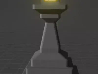 Totem Japones 3D model