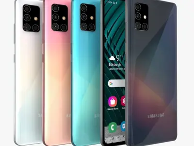 Samsung Galaxy A51 3D model