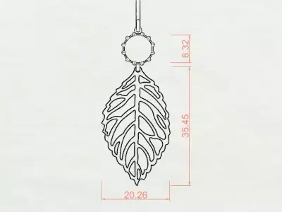 aros Hoja Free 3D print model