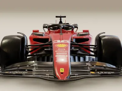 Ferrari SF-23 2023 Charles Leclerc Rigged 3D model 3D model