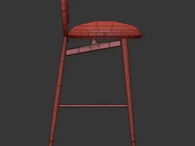 DEAN Bar Chair 3D model