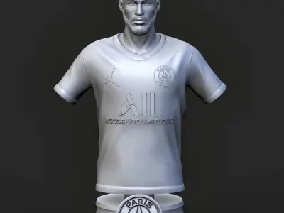 Neymar JR 3D Printable 3D print model