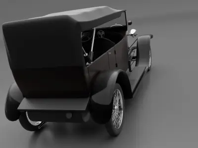 Vauxhall D25 Touter 1914  3D model