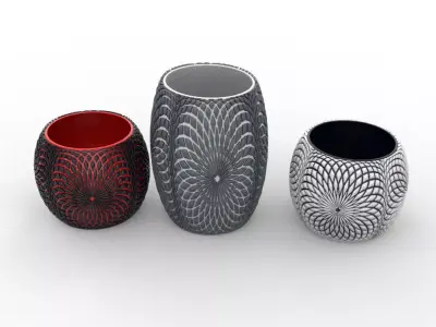 Deccor Vase and Planter Vase 3D model