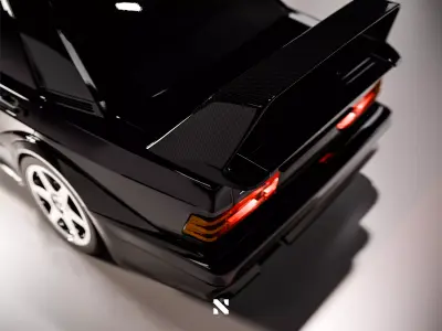 Mercedes Benz 190E Evolution II - Fully Rigged 3D model