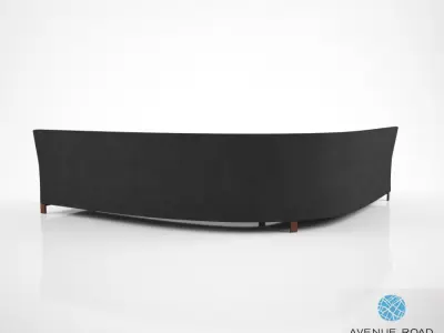 Avenue Road Perry Street Boomerang Sofa 3D model