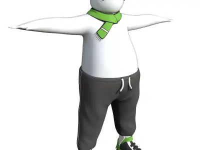 Nft Model Sappyseels Sport2 Low-poly 3D model