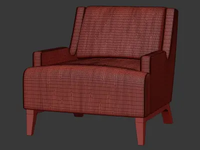 Perfect Pitch Lounge Chair 3D model