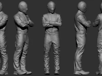 Simpson Diamondback - Stig 3D model FOR PRINT car pilot 3D print model