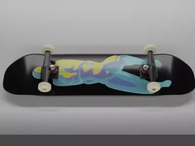  Skateboard  3D model