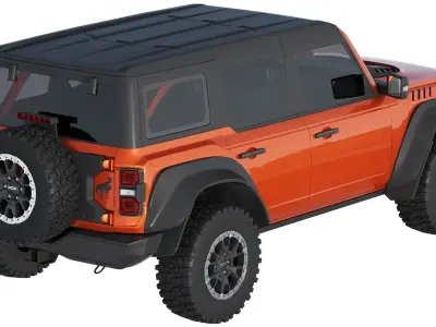 Bronco Raptor 2022 3D model