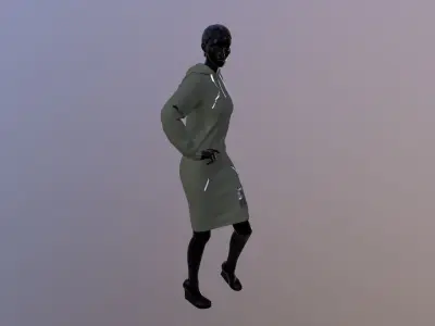 Hooded sweatshirt women Free 3D model