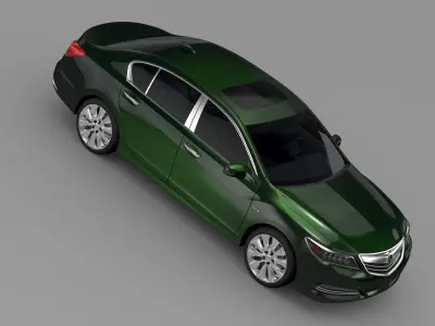 Acura RLX SH AWD 2015 3D model
