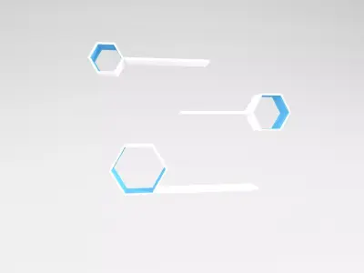 Wall Rack v1 010 Low-poly 3D model