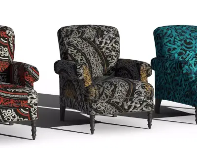 Armchair Vanguard Furniture 3D model