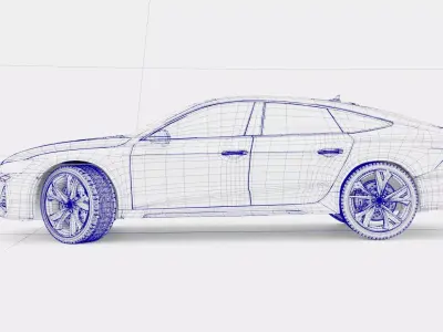 Audi RS7  3D model