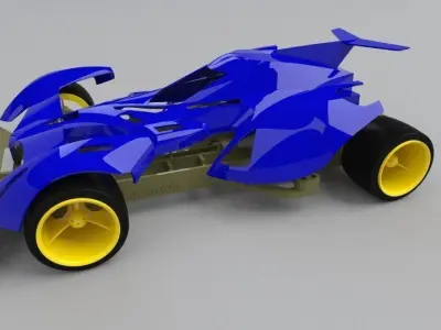 tamiya mini 4wd 3D model