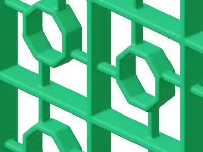 Plastic Astonishing Window Grill Toy 3D model