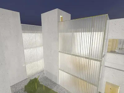 7 modern houses  furnitured  vray 3dsmax  revit  autocad plans 3D model