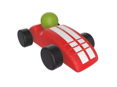 Race car plastic 3D model