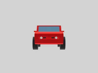 Plymouth Barracuda Low-poly 3D model