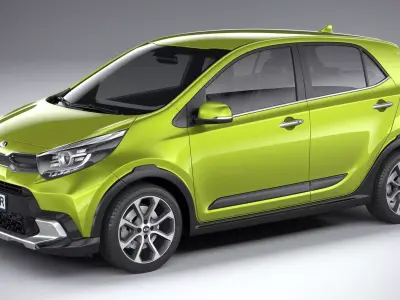 Kia Picanto X-line 2021 3D model