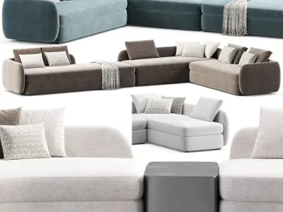 Saint Germain Sofa 3D model