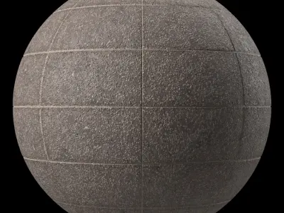 Tile Materials 31- Concrete Tiling By Gravel Sbsar Pbr Seamless Texture