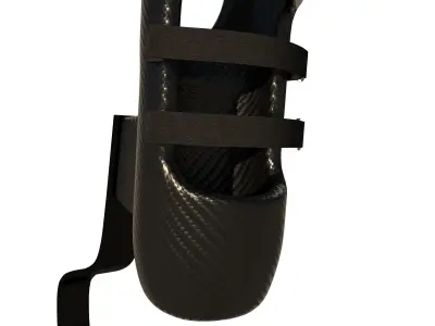 Running prosthesis 3D model
