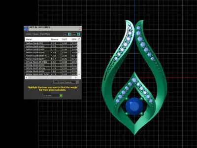 minimal pendant 3D print model purchase