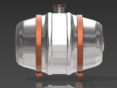 Olympia Keg Hot Rod Fuel Tank 3D print model