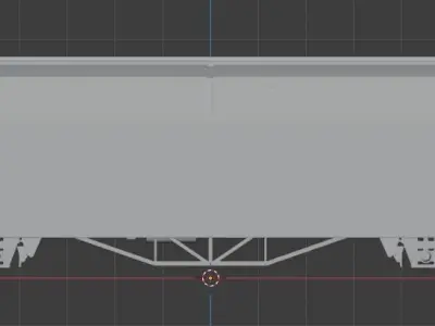 H0 1-87 scale Hbins-tt 292 freight car 3D print model