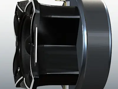 DS18 PRO-TWX3TI Bullet Tweeter - High Poly Free 3D model