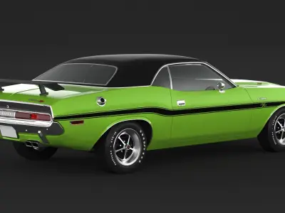 1970 Dodge Challenger RT 3D model