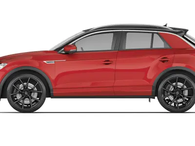 Volkswagen T-Roc R 2022 3D model