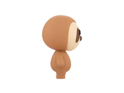 Character014 Sloth 3D model