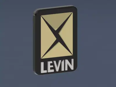 Toyota Corolla E10 E20 E30 Levin Badge 3D print model